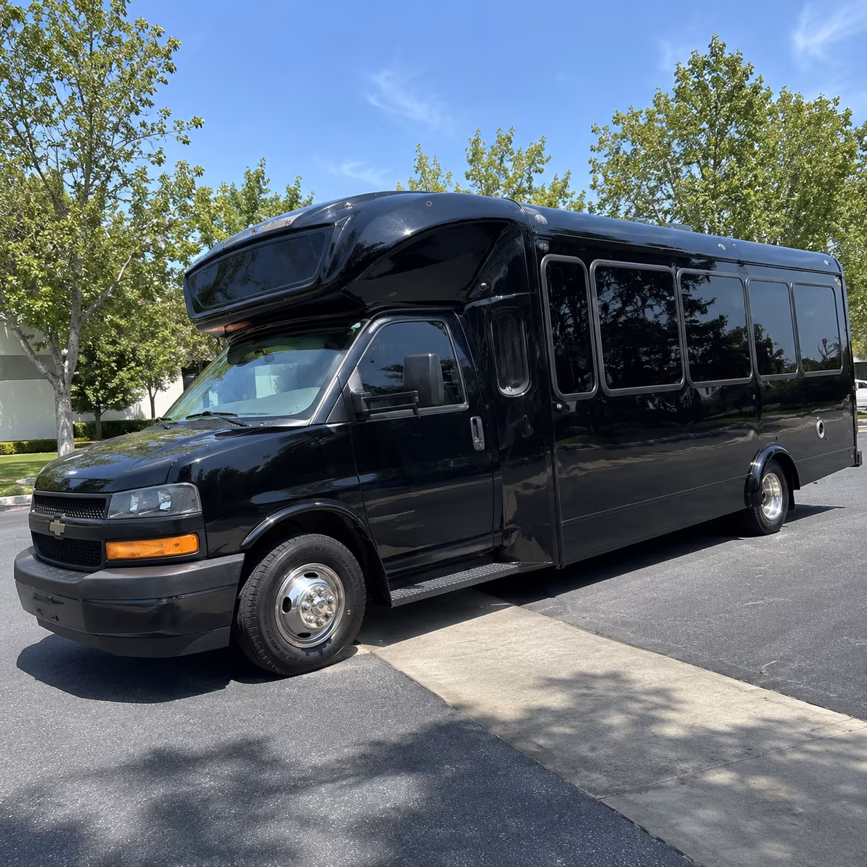 commerce 15 passenger party bus