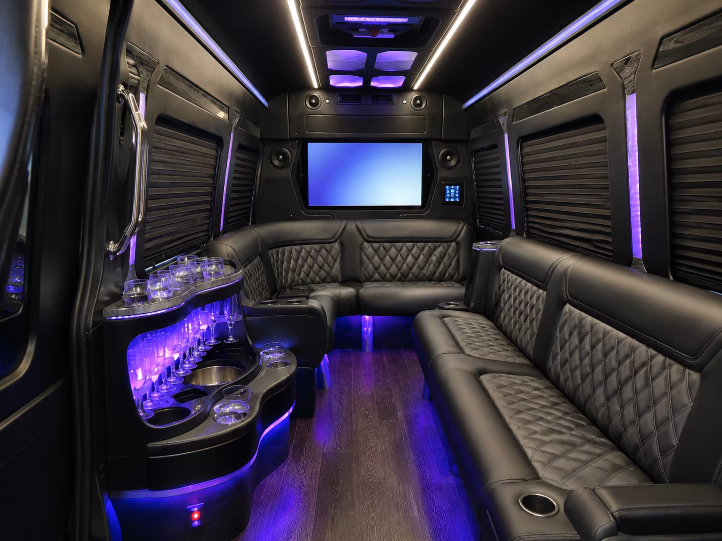 commerce private event transportation onboard seating