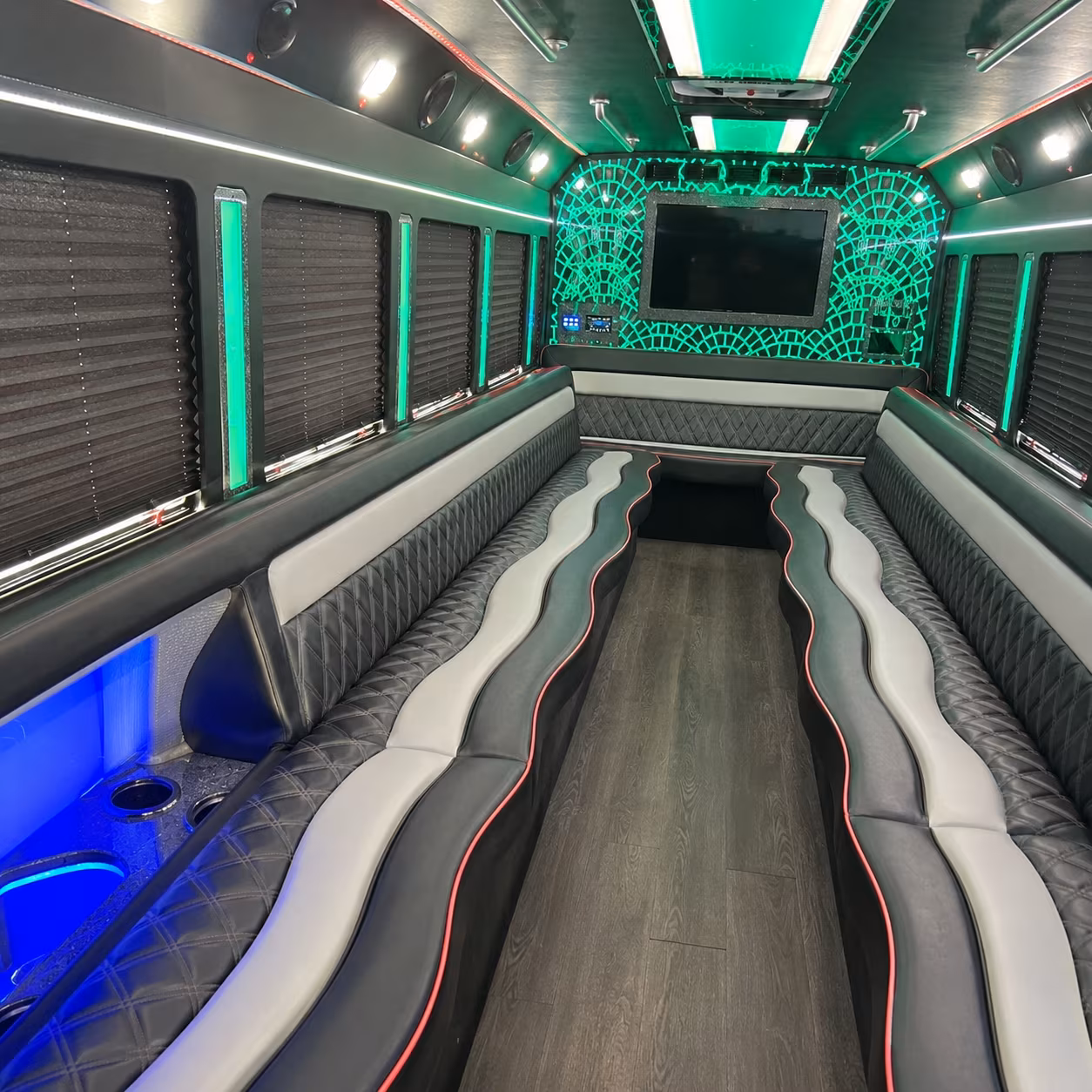 night on town party bus rental