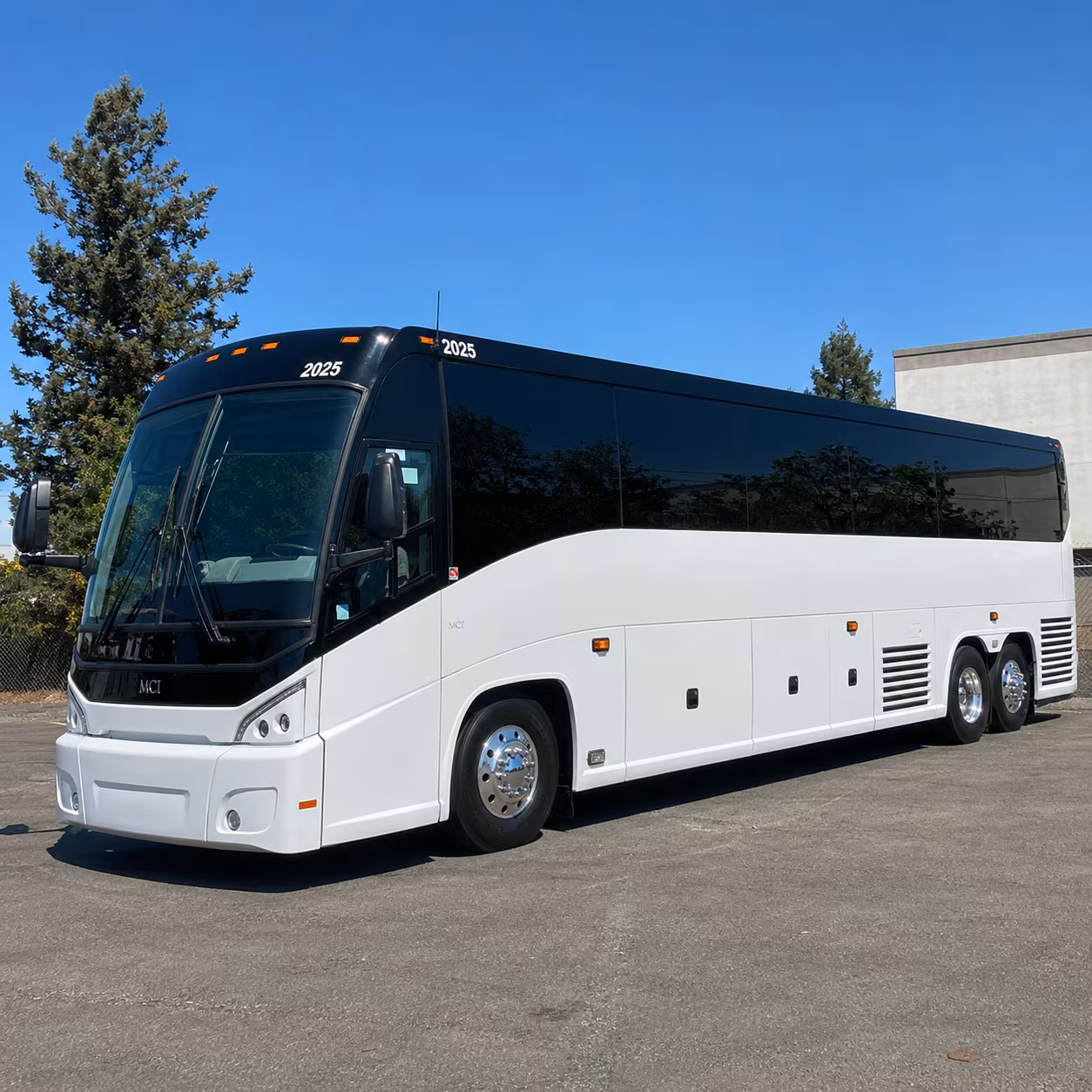 southfield charter bus rental exterior