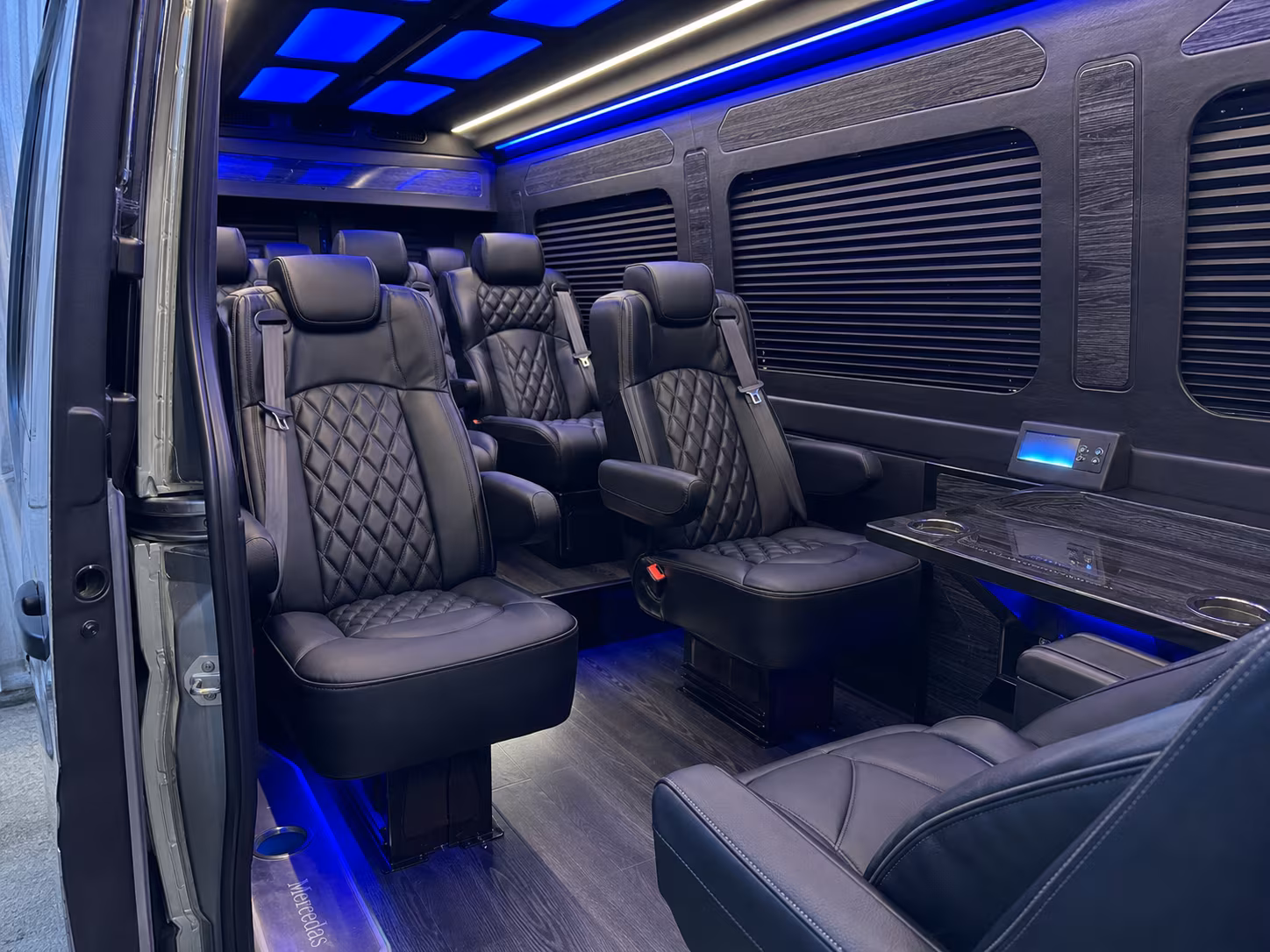 sprinter van transportation for groups and events across commerce