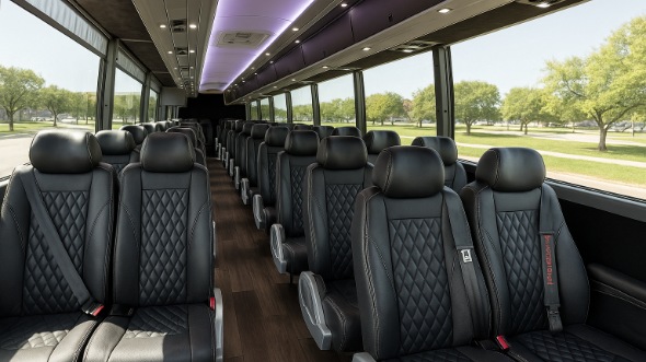 commerce 15 passenger minibus inside