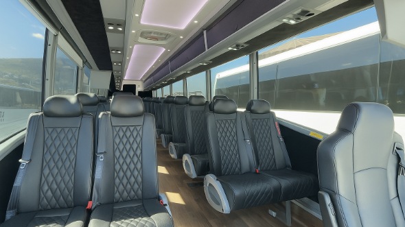 commerce 20 passenger minibus inside