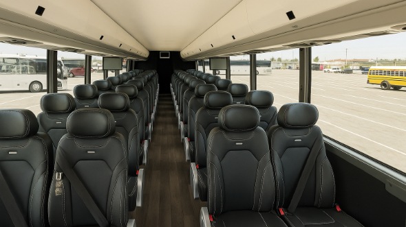 commerce 35 passenger minibus inside