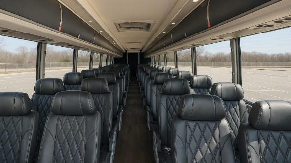 commerce 50 passenger charter bus rental