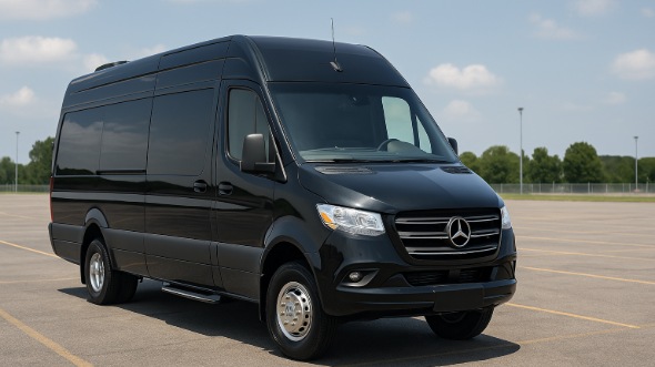 commerce sprinter van with driver